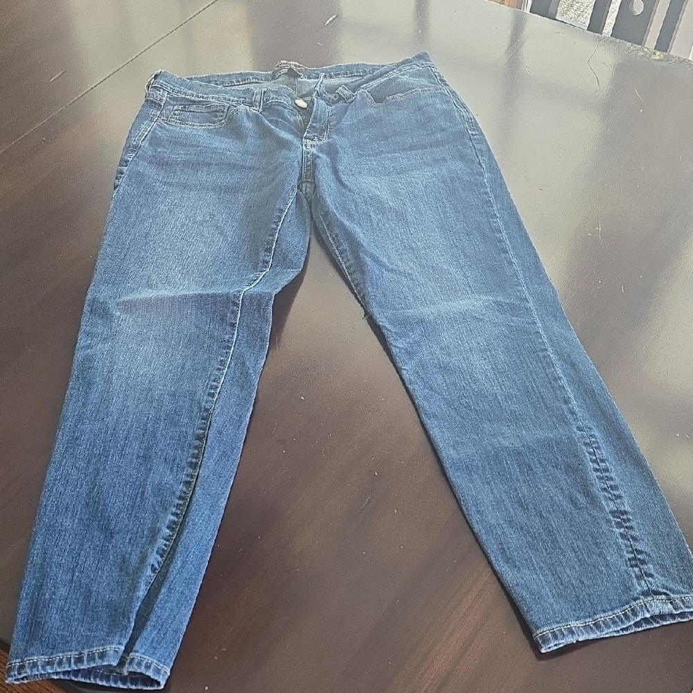 Banana Republic Women's Straight Leg Jeans - Deep Blue